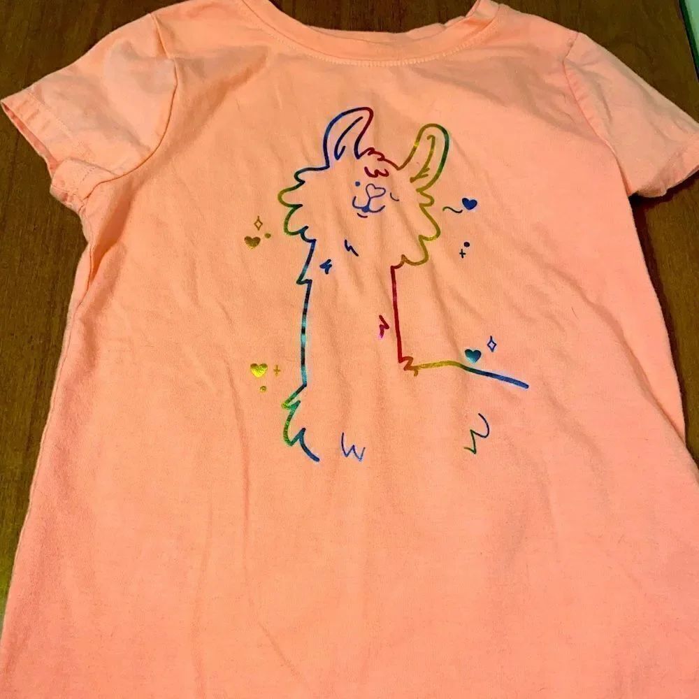 Cat and jack llama tee